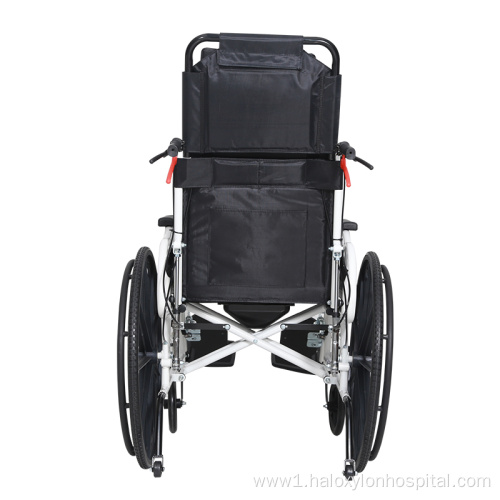 manual wheelchair lightweight folding reclining lying-down